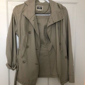 Converse XS trench coat
